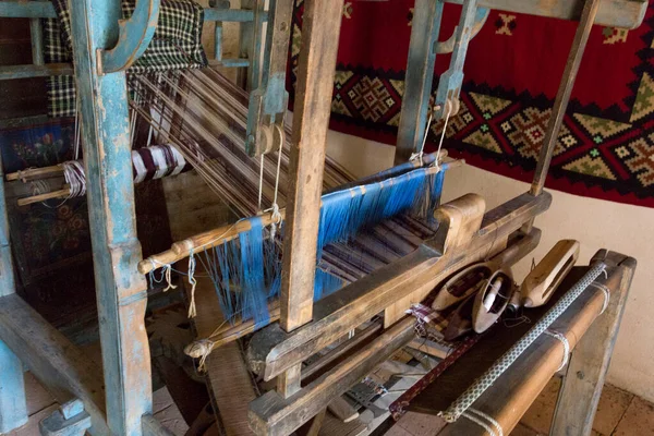 Valea Viilor Romania May 2018 Photo Ancient Weaving Loom — 图库照片