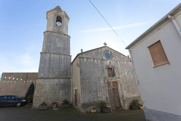 Sedini Italia Diciembre 2018 Foto Callejera Sedini Cerdeña — Foto de Stock