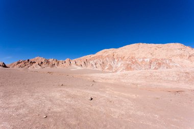 Şili 'nin kuzeyindeki çöl ay vadisi.