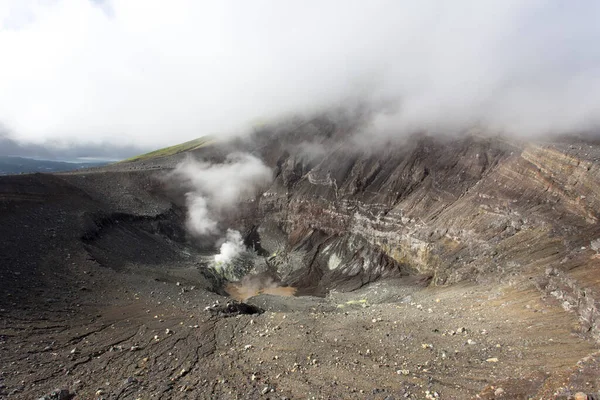 Krater Wulkaniczny Północnej Części Sulawesi Indonezja — Zdjęcie stockowe