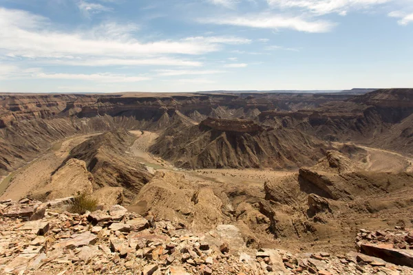Indrukwekkende Vis Rivier Canyon Namibië — Stockfoto