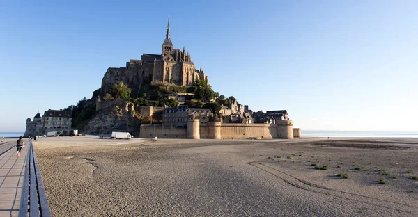 Mont Saint Michel França Agosto 2016 Vista Famosa Atração Mont — Fotografia de Stock