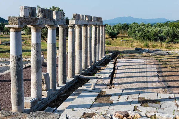 Sítio arqueológico na Grécia — Fotografia de Stock