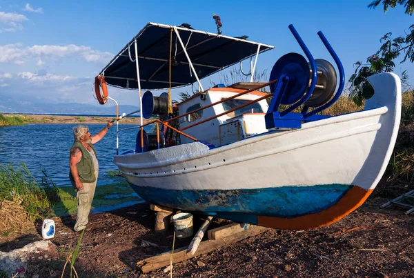 Fischer in Griechenland — Stockfoto