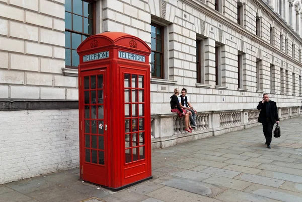 Caja de teléfono de Londres — Foto de Stock