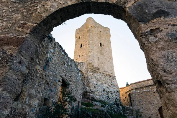 Casa da torre na Grécia — Fotografia de Stock