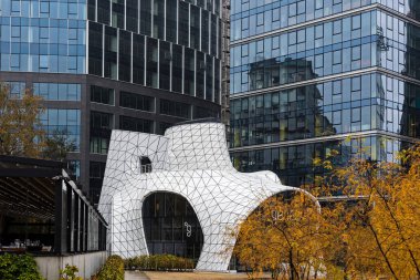 Varşova, Polonya üzerinde 21 Ekim 2017 modern binalar