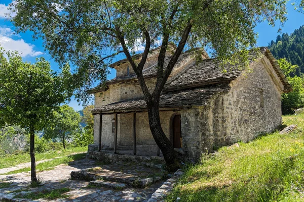 Historical Seltsou Monastery Mountains Epirus Greece — Stock Photo, Image