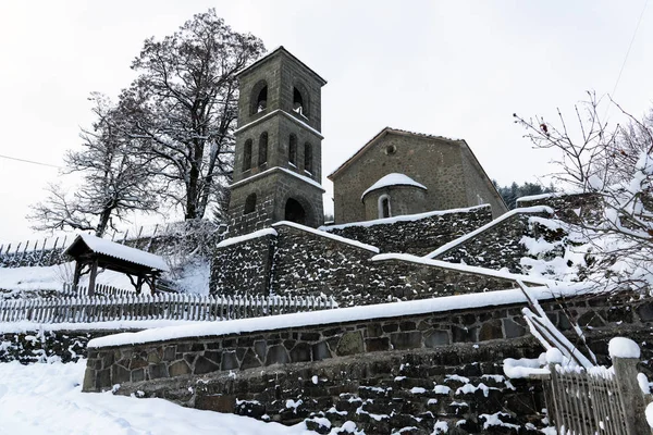 Antiga Igreja Pedra Dedicada São Jorge Aldeia Vovousa Epiro Grécia — Fotografia de Stock