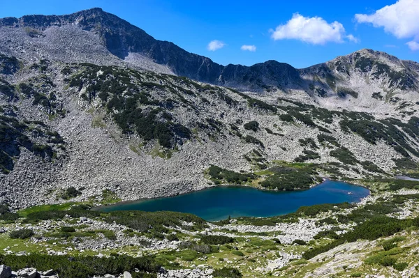 Landscape Lake Mountain Ridge Pirin National Park Bulgaria — Stock Photo, Image
