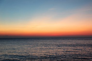 Deniz on manzara sunset.