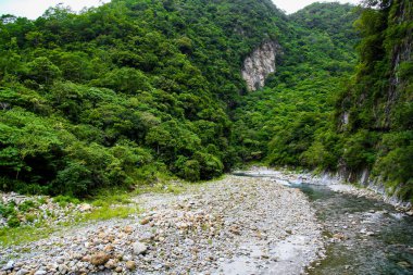 Hualien, taiwa taroko Milli park manzara nehir görünümü