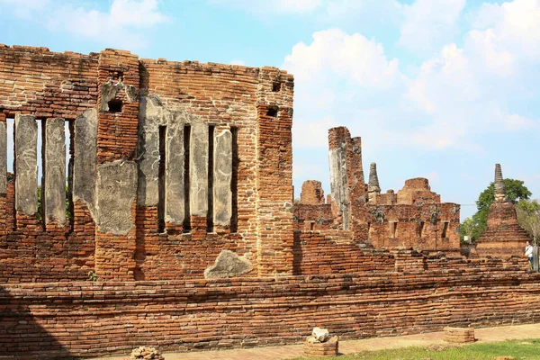 Wat Phrasisanpeth Känd Och Historia Landmärke Ayutthaya Thailand — Stockfoto