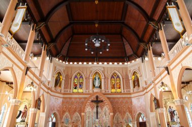 Chanthaburi, Tayland - 16 Mayıs 2011: Tayland 'da Chantaburi' de kilise meşhurdur