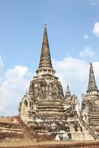 Den Stora Uppståndelsen Wat Phrasisanpeth Känd Och Historia Landmärke Ayutthaya — Stockfoto