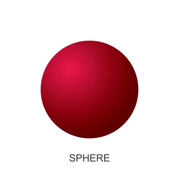 3d 形状球体矢量 — 图库矢量图片