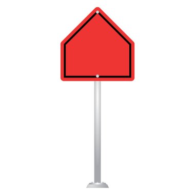 Boş yol tabela vektör