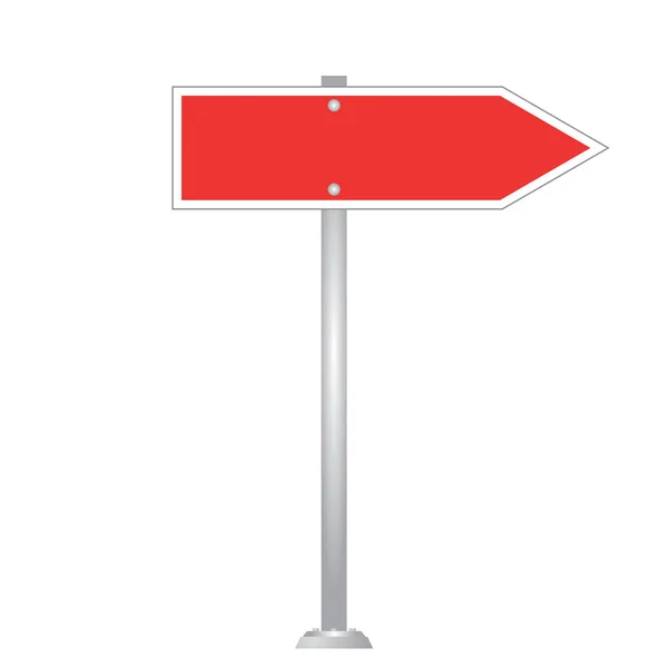 Vecteur Blank Road Sign Board — Image vectorielle