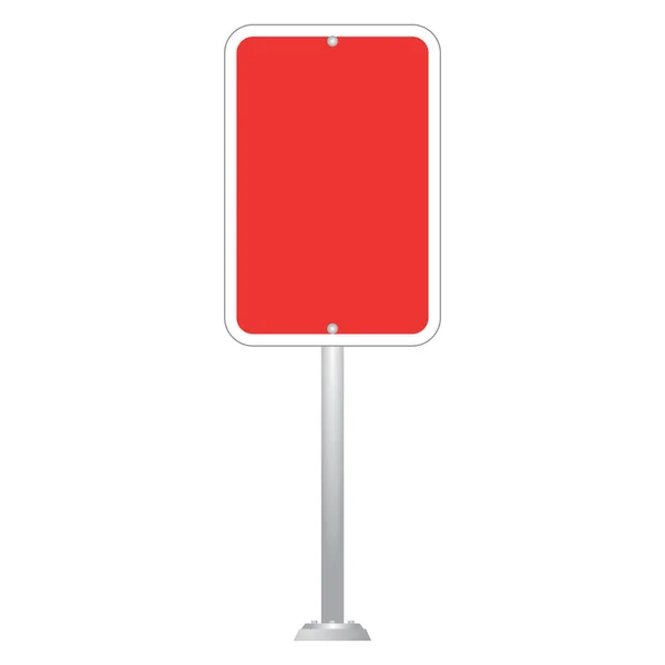 Blank Road Sign Board vector — Stock Vector