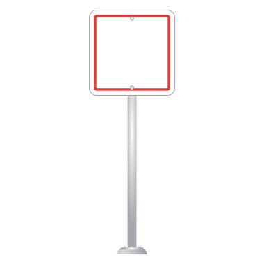 Boş yol tabela vektör