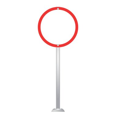 Boş yol tabela vektör