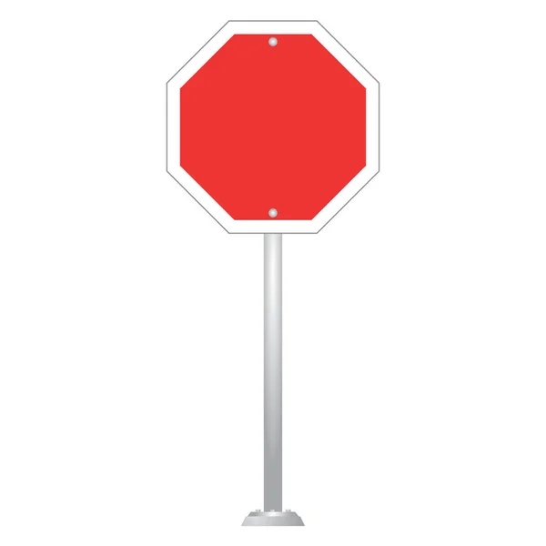 Vecteur Blank Road Sign Board — Image vectorielle