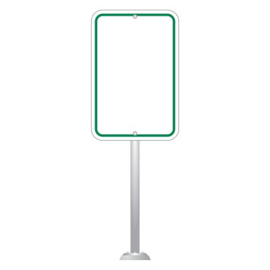 Boş yol tabela vektör