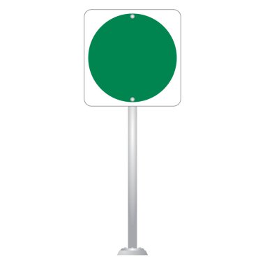 Boş yol tabela vektör