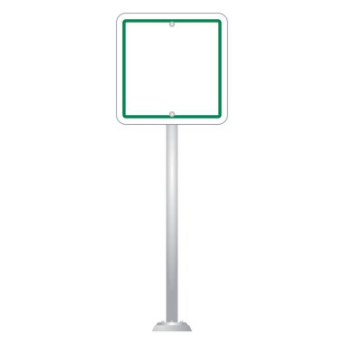 Boş yol tabela vektör