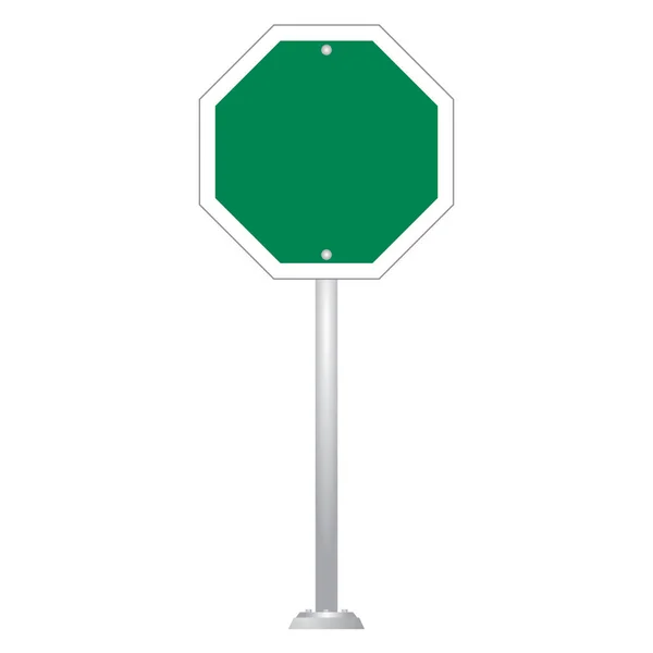 Vecteur Blank Road Sign Board — Image vectorielle