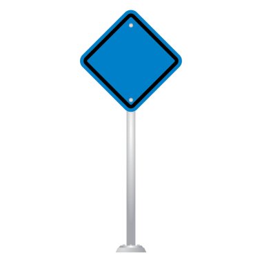 Boş yol tabela vektör