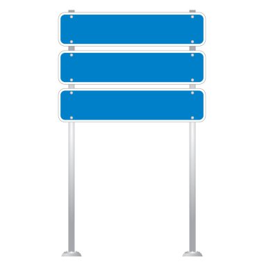 Boş yol tabela vektör