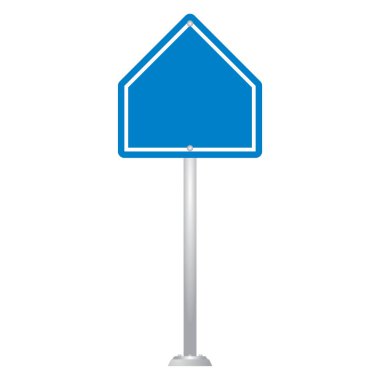 Boş yol tabela vektör