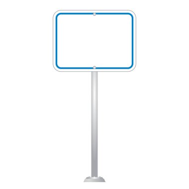 Boş yol tabela vektör