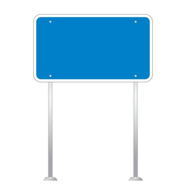 Boş yol tabela vektör