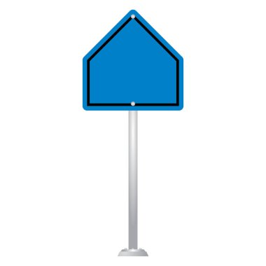 Boş yol tabela vektör