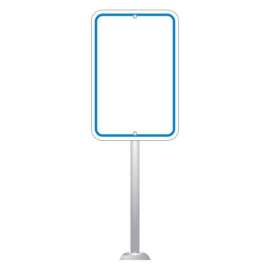 Boş yol tabela vektör