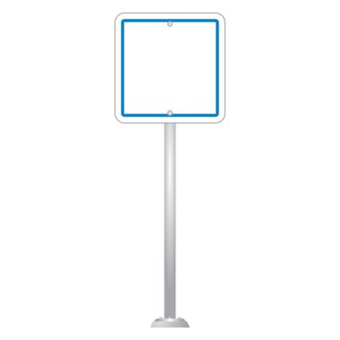 Boş yol tabela vektör