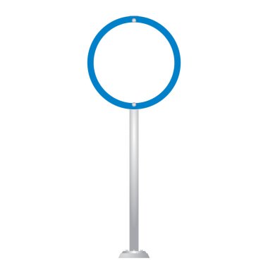 Boş yol tabela vektör