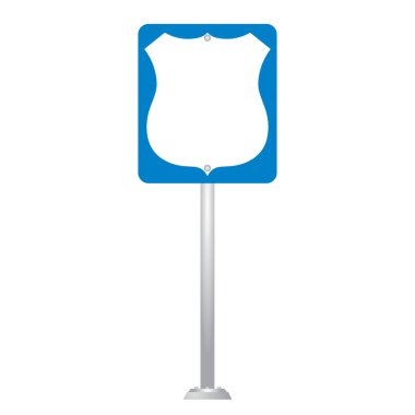 Boş yol tabela vektör