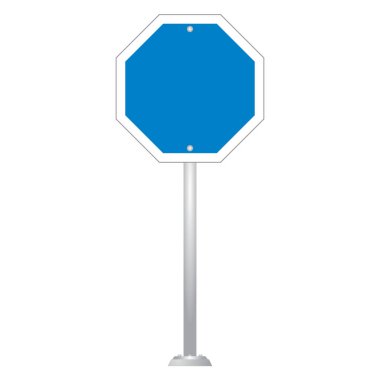 Boş yol tabela vektör