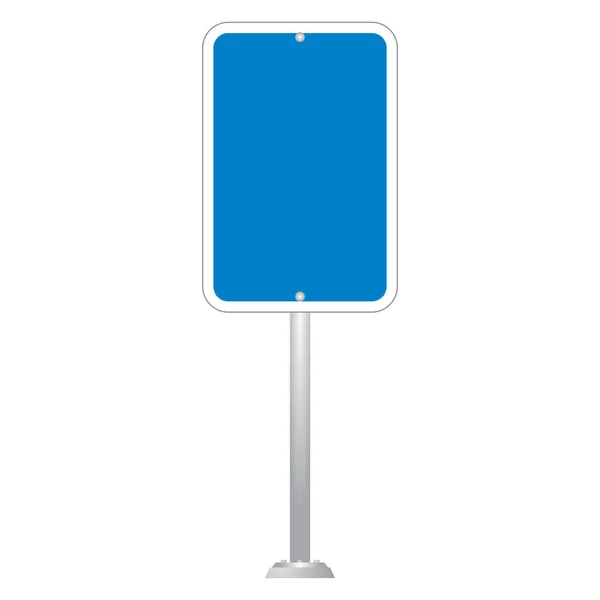 Blank Road Sign Board vector — Vector de stoc