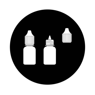 Göz damla simge vektör