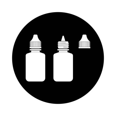 Göz damla simge vektör