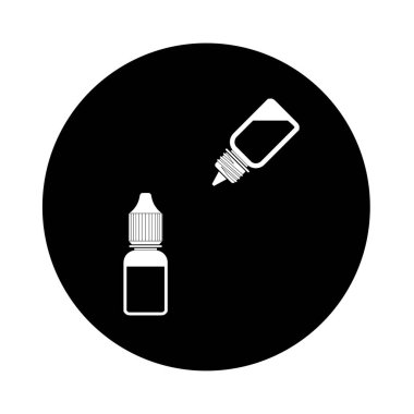 Göz damla simge vektör