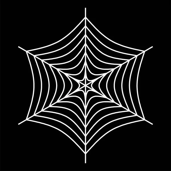 Witte spider vectorillustratie op achtergrond — Stockvector