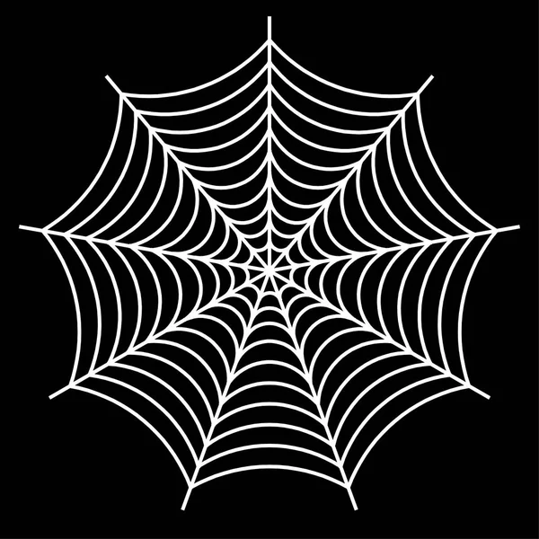 Ilustración de vector de araña blanca en el fondo — Archivo Imágenes Vectoriales