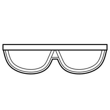 Gözlük ve güneş gözlüğü vektör