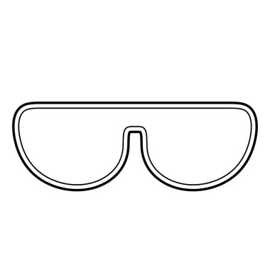 Gözlük ve güneş gözlüğü vektör