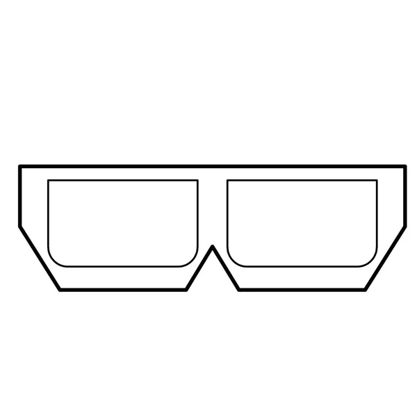 Vector de gafas y gafas de sol — Vector de stock